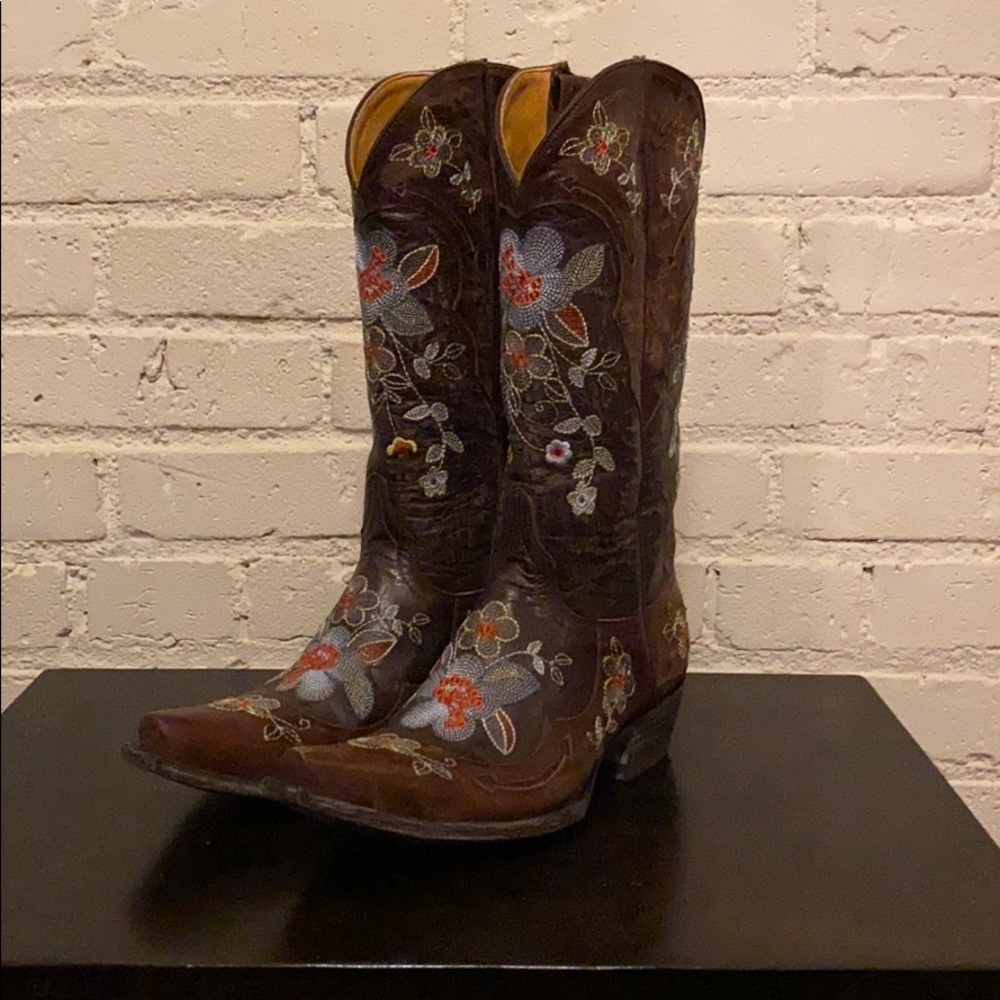 Old Gringo Chocolate Floral Bonnie Boot